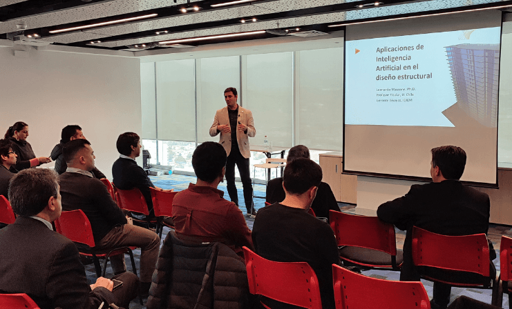 Inteligencia artificial aplicada en diseño estructural fue el foco de la segunda charla impulsada por CDT y el DIC de la Universidad de Chile