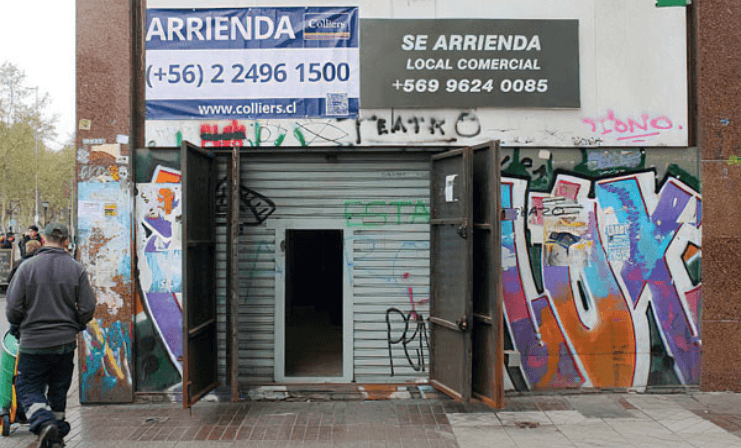 A 5 años del 18 de octubre: Drástica caída de activos inmobiliarios en el Centro Histórico y Zona Cero