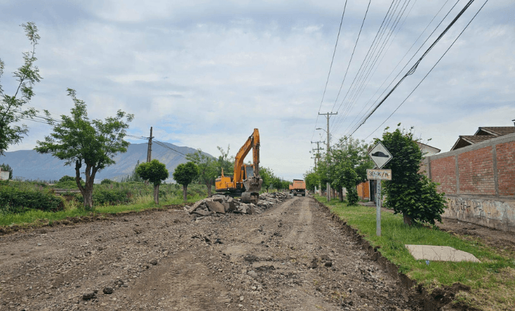 Comenzaron obras de la nueva Avenida Manuel Rodríguez de Llay Llay