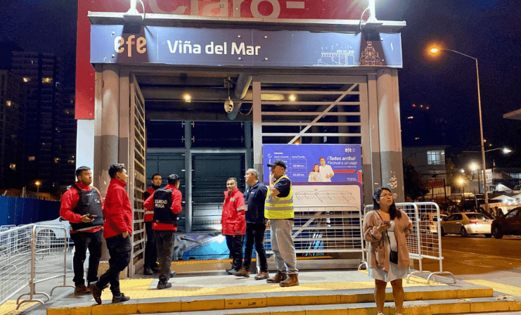 EFE tendrá servicios especiales nocturnos para días del Festival de Viña